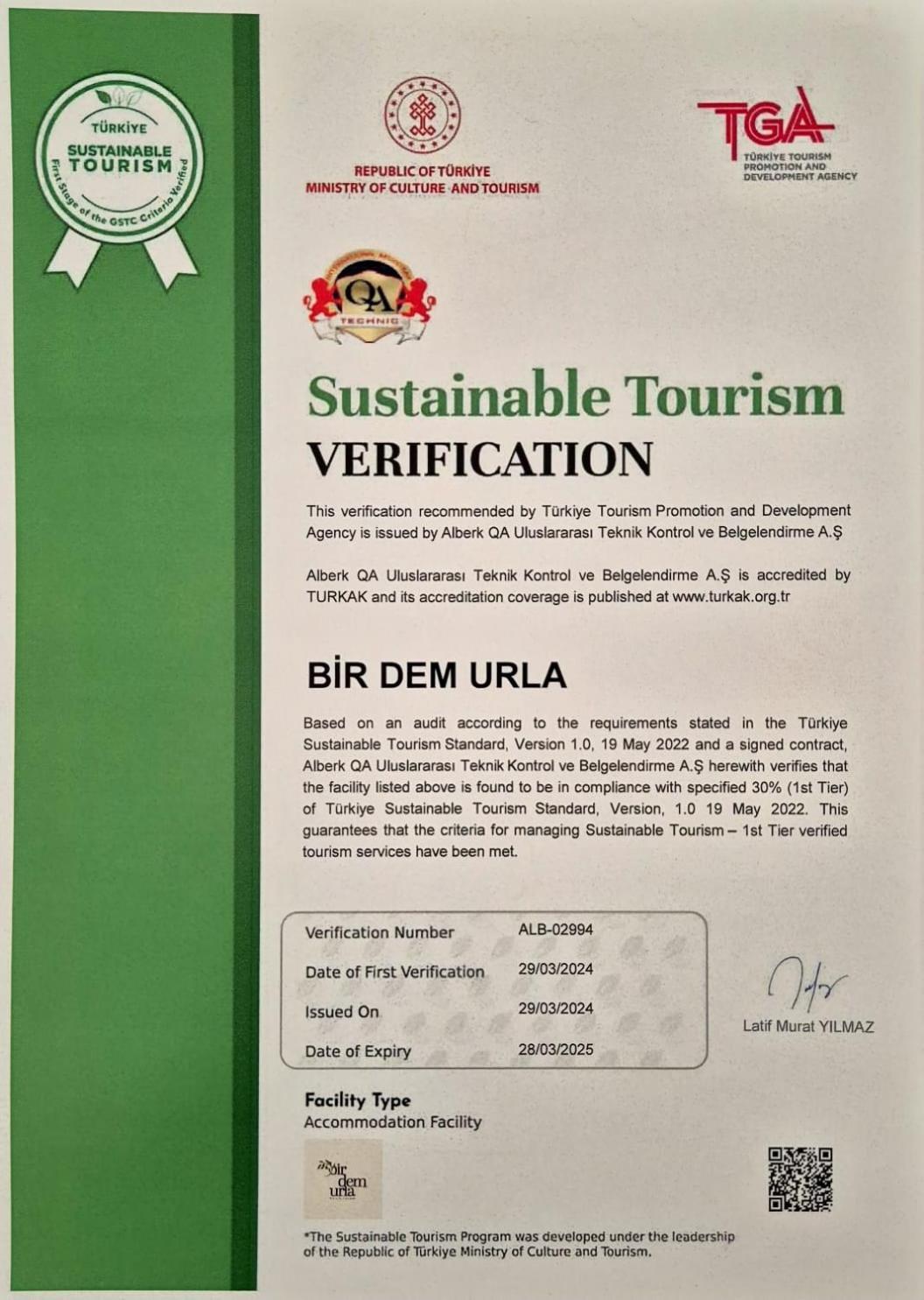 Bir Dem Urla Hotel Luaran gambar